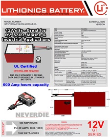 Click here for this powerful 600 Amp hour Lithionics lithium-ion battery module